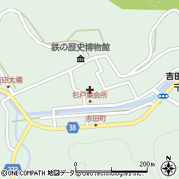 島根県雲南市吉田町吉田2591周辺の地図