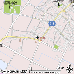 滋賀県愛知郡愛荘町蚊野1591周辺の地図