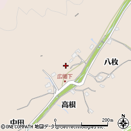愛知県豊田市広幡町阿賀滝周辺の地図