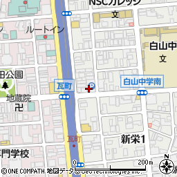 愛知県名古屋市中区新栄1丁目12-19周辺の地図