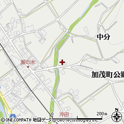 岡山県津山市加茂町公郷1593周辺の地図