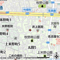 愛知県名古屋市中村区太閤4丁目6-13周辺の地図