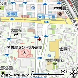 中村年金事務所周辺の地図
