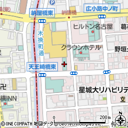 ＡＬＬＹ’Ｓ・納屋橋店周辺の地図