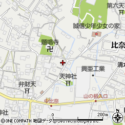 静岡県富士市比奈1233周辺の地図