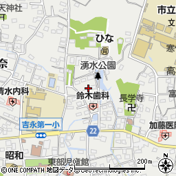 静岡県富士市比奈1498周辺の地図