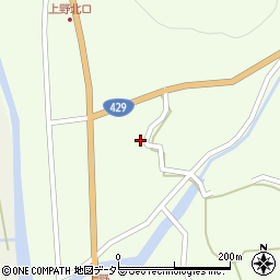 兵庫県宍粟市波賀町上野1012周辺の地図