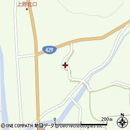 兵庫県宍粟市波賀町上野778周辺の地図