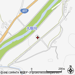 京都府京都市右京区京北下町（藤原台）周辺の地図