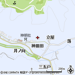 愛知県豊田市摺町（立屋）周辺の地図