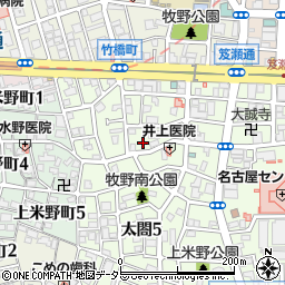愛知県名古屋市中村区太閤4丁目6-11周辺の地図