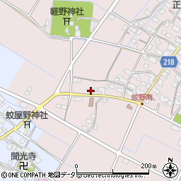 滋賀県愛知郡愛荘町蚊野2321周辺の地図