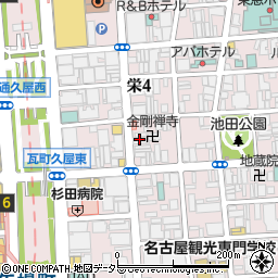 やきとり居酒屋 しんちゃん 栄四丁目店周辺の地図