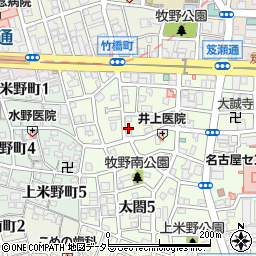 愛知県名古屋市中村区太閤4丁目6-15周辺の地図