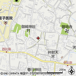 静岡県富士市比奈1186周辺の地図
