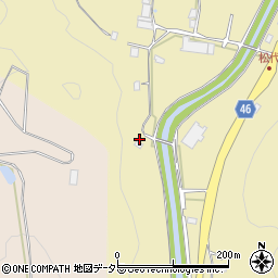 島根県大田市久利町松代267周辺の地図