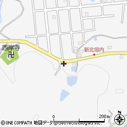 京都府京丹波町（船井郡）中台（市ノ坪）周辺の地図