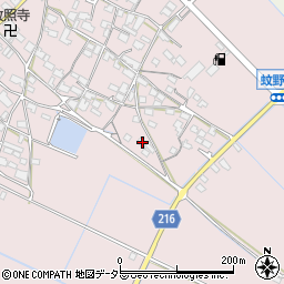 滋賀県愛知郡愛荘町蚊野543周辺の地図