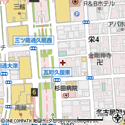 丹青堂名古屋店周辺の地図