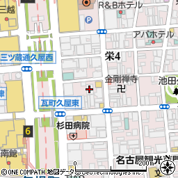 日本情報クリエイト株式会社　名古屋営業所周辺の地図