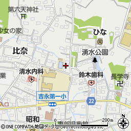 静岡県富士市比奈1427周辺の地図