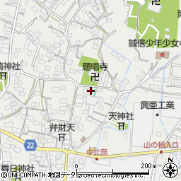 静岡県富士市比奈1237周辺の地図