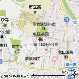 静岡県富士市比奈1644周辺の地図