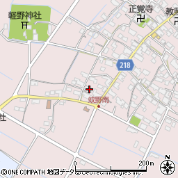 滋賀県愛知郡愛荘町蚊野1589周辺の地図