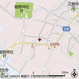 滋賀県愛知郡愛荘町蚊野2316周辺の地図