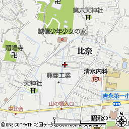 静岡県富士市比奈1356周辺の地図