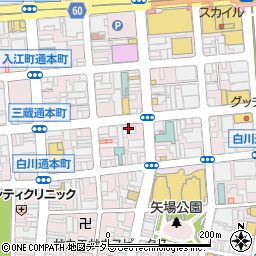 パーキングらく楽周辺の地図