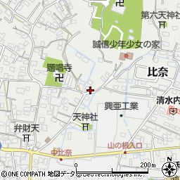 静岡県富士市比奈1321周辺の地図