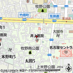 愛知県名古屋市中村区太閤4丁目6-6周辺の地図