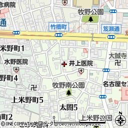 愛知県名古屋市中村区太閤4丁目6-17周辺の地図