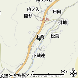 愛知県豊田市新盛町上桑周辺の地図