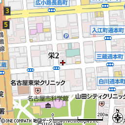 栄アインスタワー周辺の地図