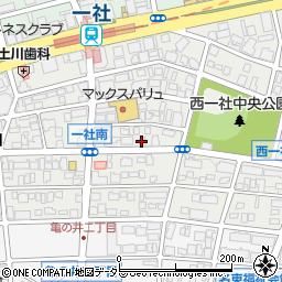 日本経済新聞　一社・坂田新聞店周辺の地図