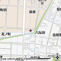愛知県あま市七宝町下田前並46周辺の地図