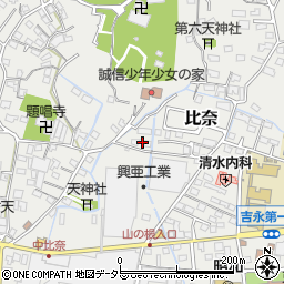 静岡県富士市比奈1355周辺の地図