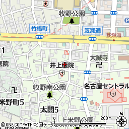 愛知県名古屋市中村区太閤4丁目6-5周辺の地図