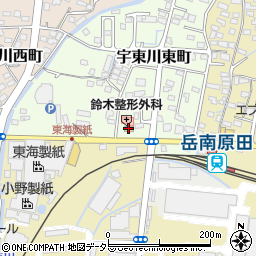 セブンイレブン富士市原田店周辺の地図