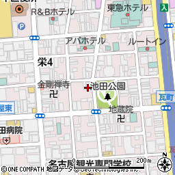 とり焼肉 鳥壱 栄女子大店周辺の地図