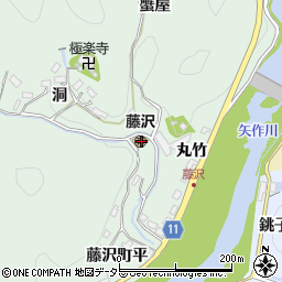 愛知県豊田市藤沢町井之口周辺の地図