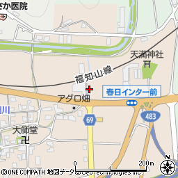 岡井重機株式会社　春日営業所周辺の地図