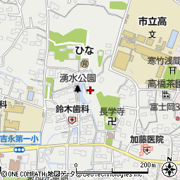 静岡県富士市比奈1568周辺の地図