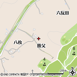 愛知県豊田市広幡町勝父周辺の地図