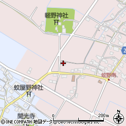 滋賀県愛知郡愛荘町蚊野2325周辺の地図