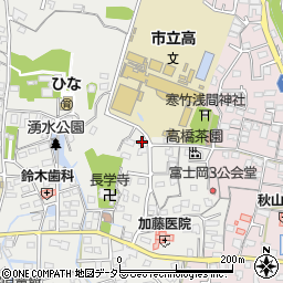 静岡県富士市比奈1556周辺の地図