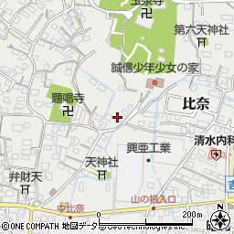 静岡県富士市比奈1320周辺の地図