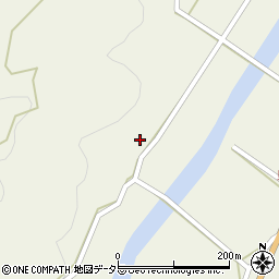 愛知県設楽町（北設楽郡）西納庫（丸瀬）周辺の地図